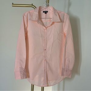 Peachy keen button up blouse